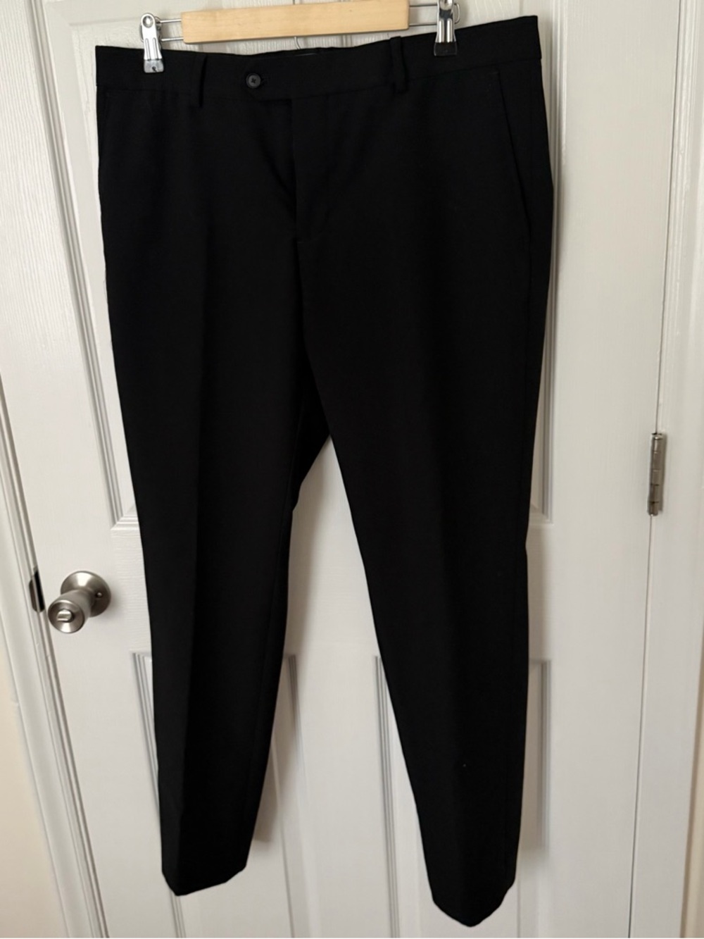Men's Black Dress Pants - Classic Tailored Fit